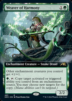 Weaver of Harmony (Extended Art) [Kamigawa: Neon Dynasty]-1