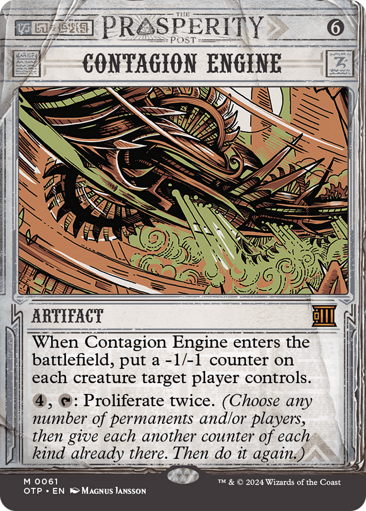 Contagion Engine [Outlaws of Thunder Junction: Breaking News]-1