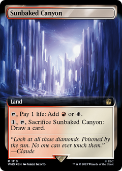 Sunbaked Canyon (Extended Art) (Surge Foil) [Doctor Who]-1