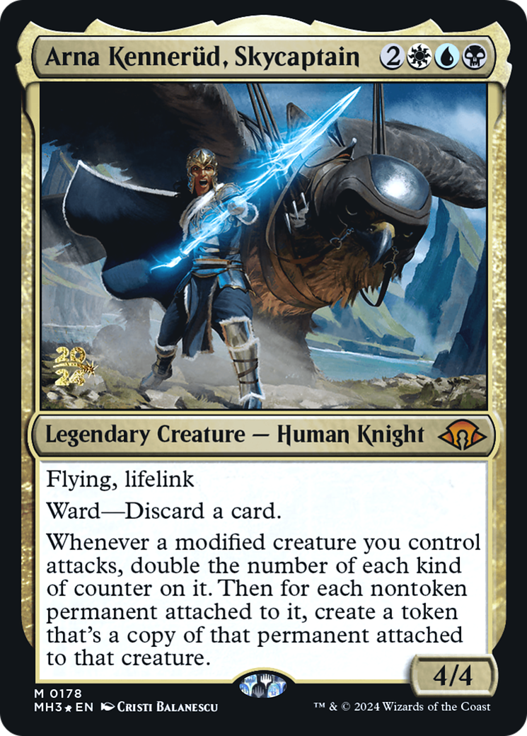 Arna Kennerud, Skycaptain [Modern Horizons 3 Prerelease Promos]-1