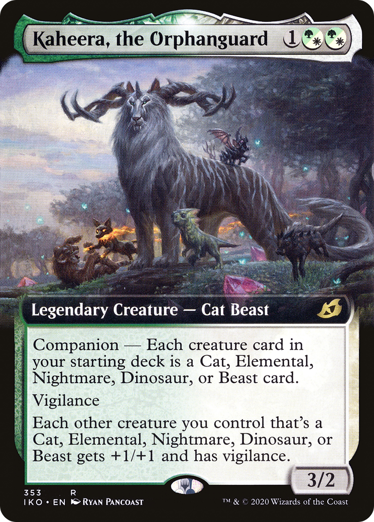 Kaheera, the Orphanguard (Extended Art) [Ikoria: Lair of Behemoths]-1