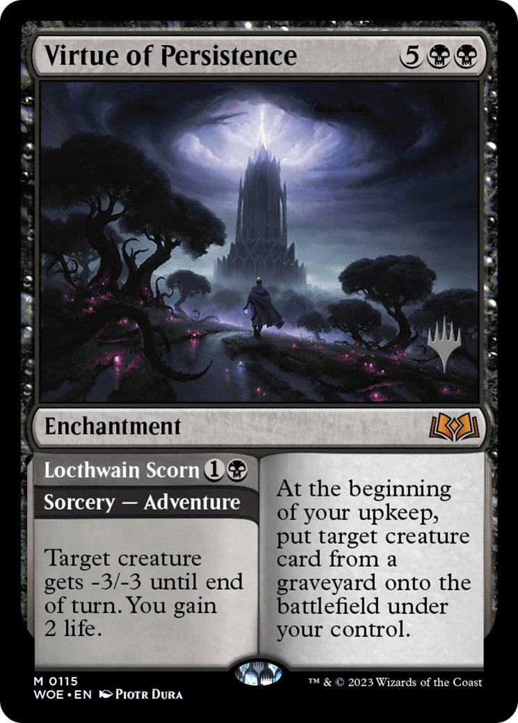 Virtue of Persistence (PPWOE-115) - Wilds of Eldraine Promos-1