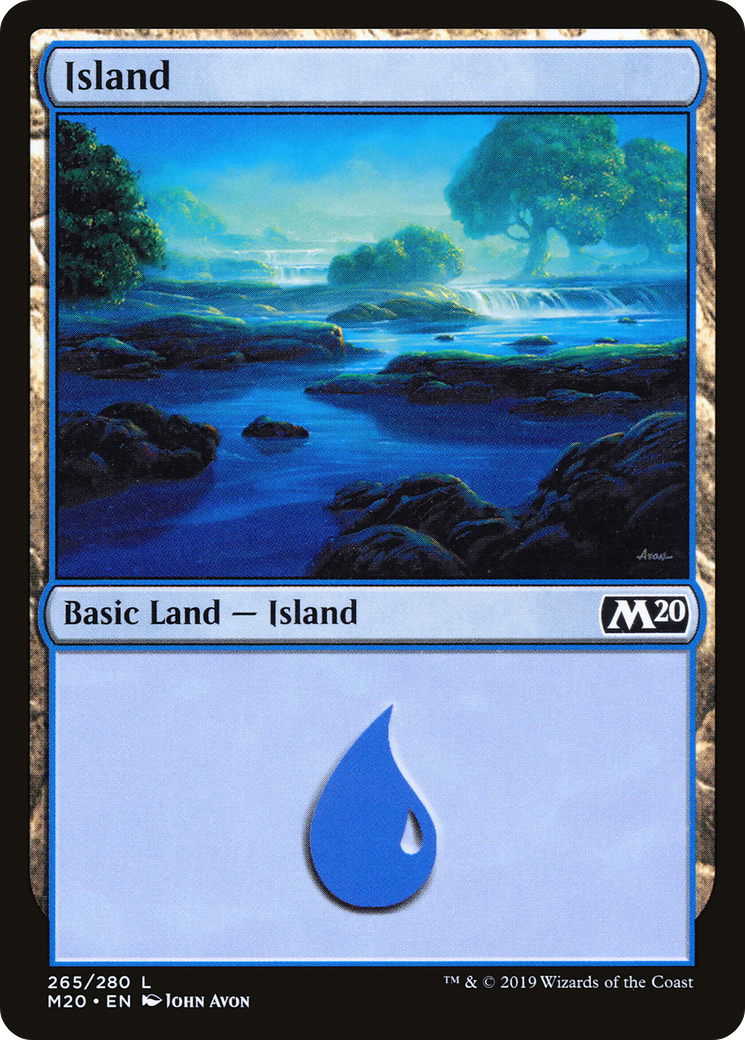 Island (265) [Core Set 2020]-1