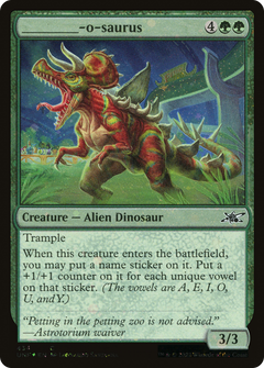 _______-o-saurus (Galaxy Foil) (UNF-434) - Unfinity Foil-1