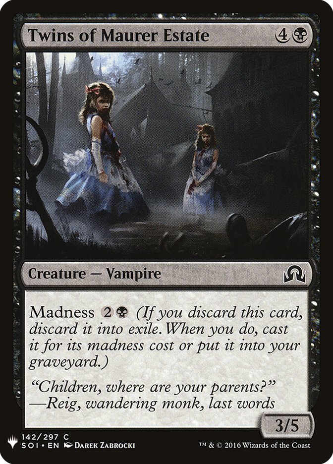 Twins of Maurer Estate [Mystery Booster]-1