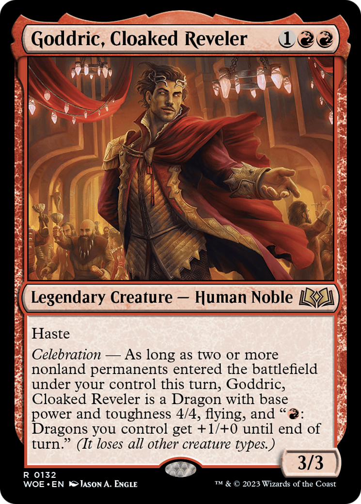 Goddric, Cloaked Reveler [Wilds of Eldraine]-1