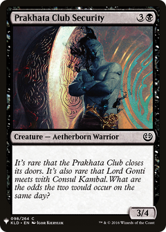 Prakhata Club Security [Mystery Booster]-1