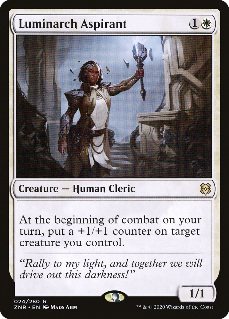 Luminarch Aspirant [Zendikar Rising]-1