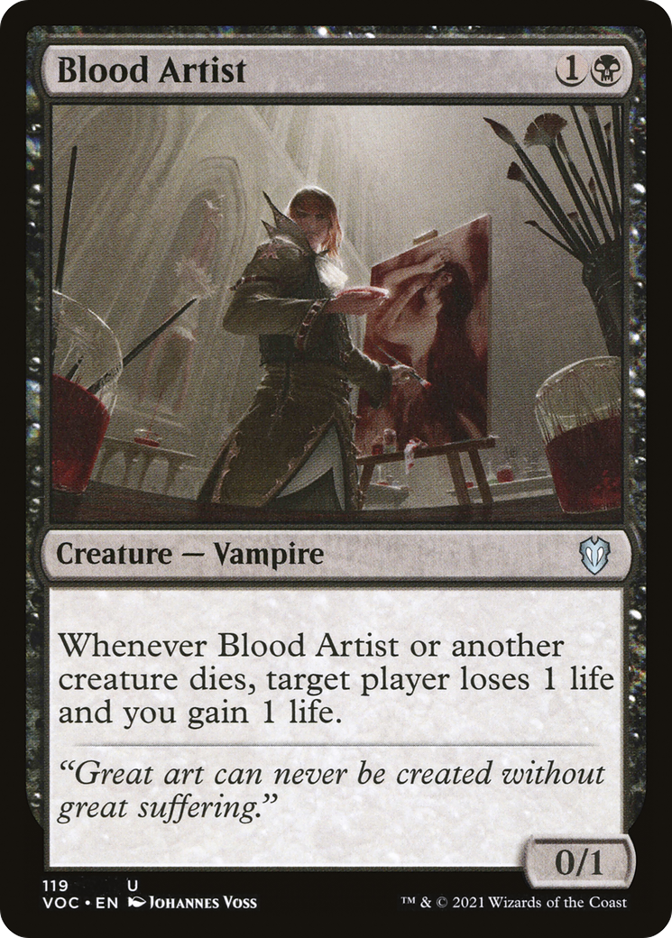 Blood Artist [Innistrad: Crimson Vow Commander]-1