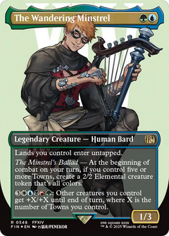 The Wandering Minstrel (Borderless) (Surge Foil) [FINAL FANTASY]-1