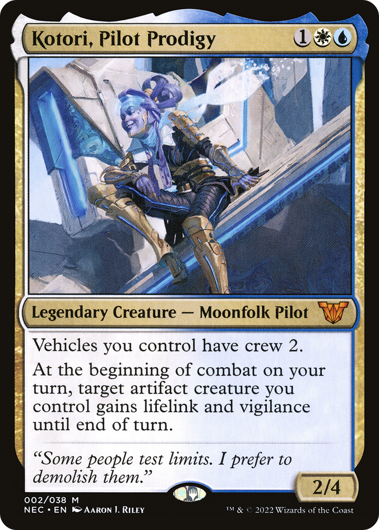 Kotori, Pilot Prodigy [Kamigawa: Neon Dynasty Commander]-1
