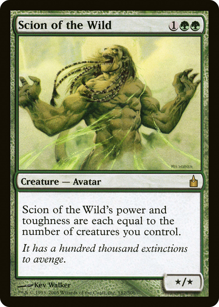Scion of the Wild [Ravnica: City of Guilds]-1