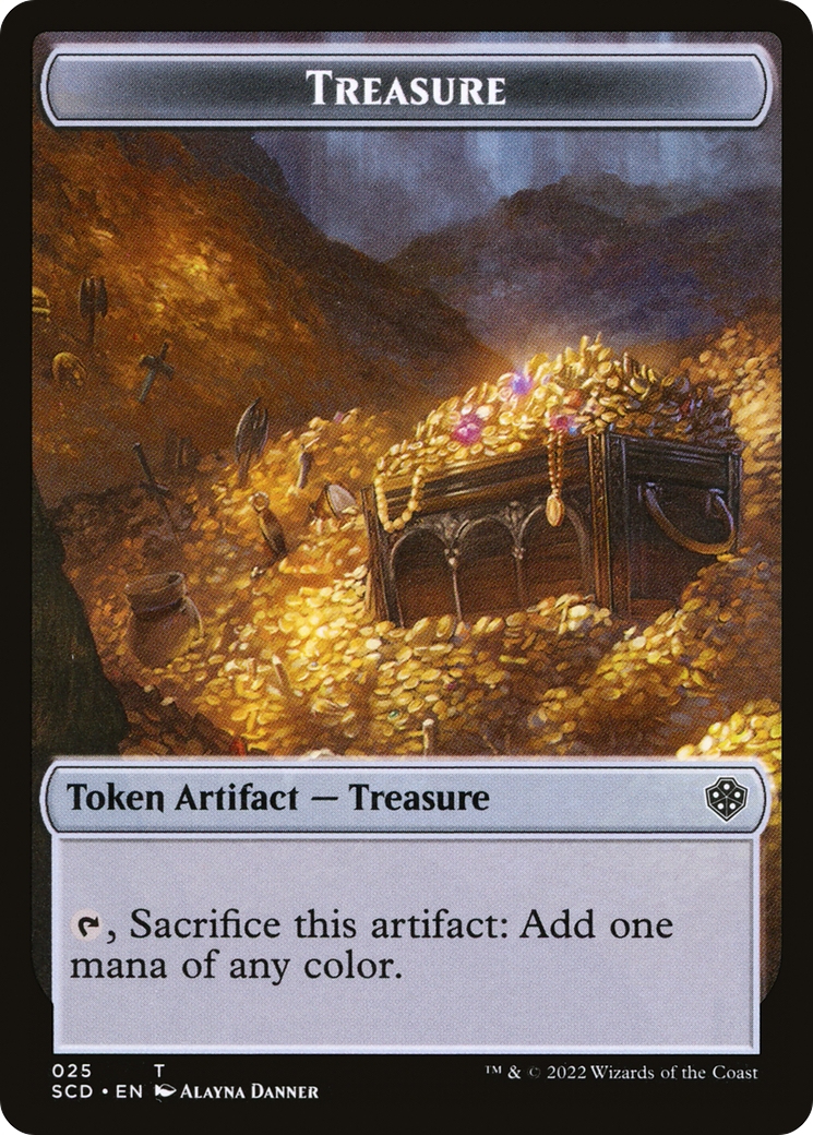 Treasure (TSCD-025) - Starter Commander Deck Tokens-1