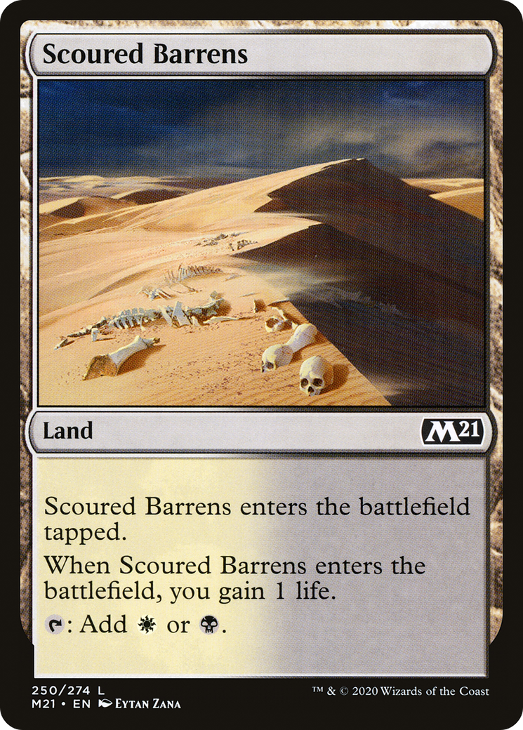 Scoured Barrens [Core Set 2021]-1