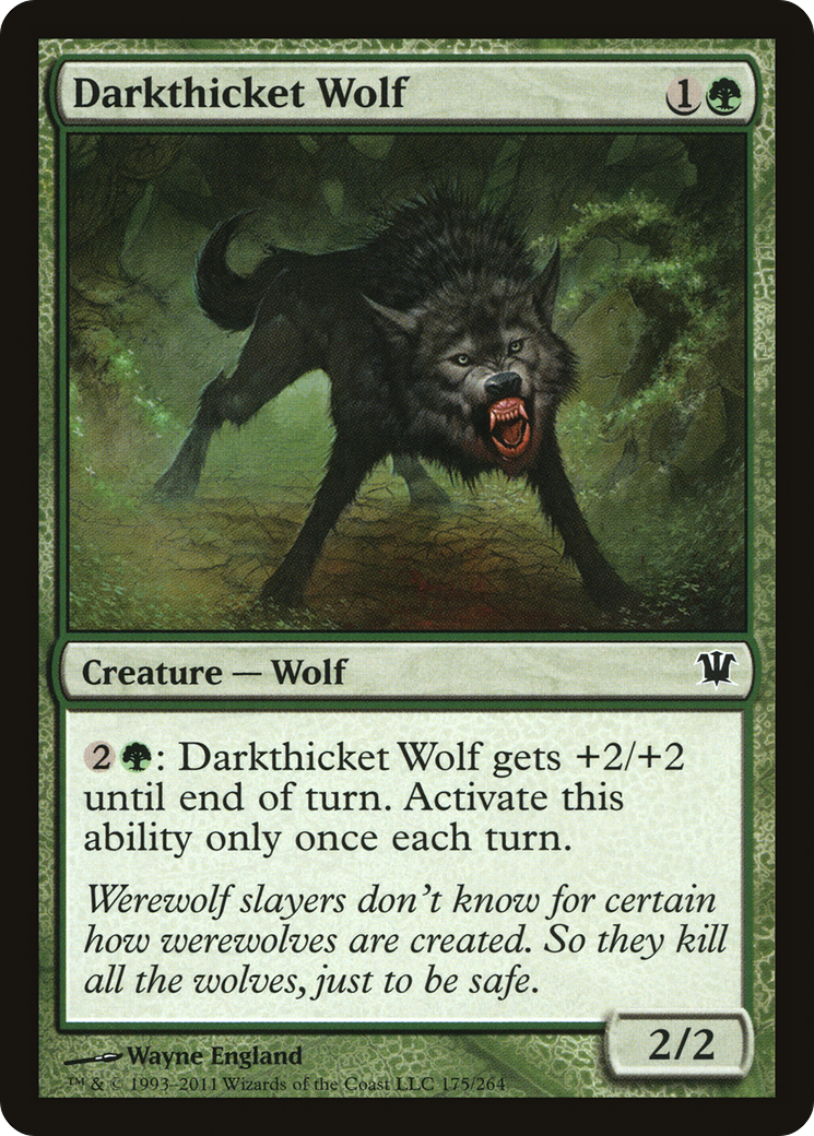 Darkthicket Wolf [Innistrad]-1