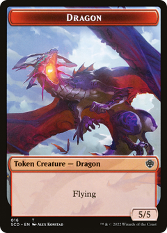 Dragon (TSCD-016) - Starter Commander Deck Tokens Foil-1