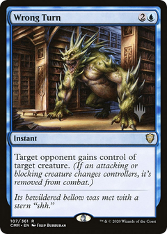 Wrong Turn (PPMKM-107) - Commander Legends Promos Foil-1