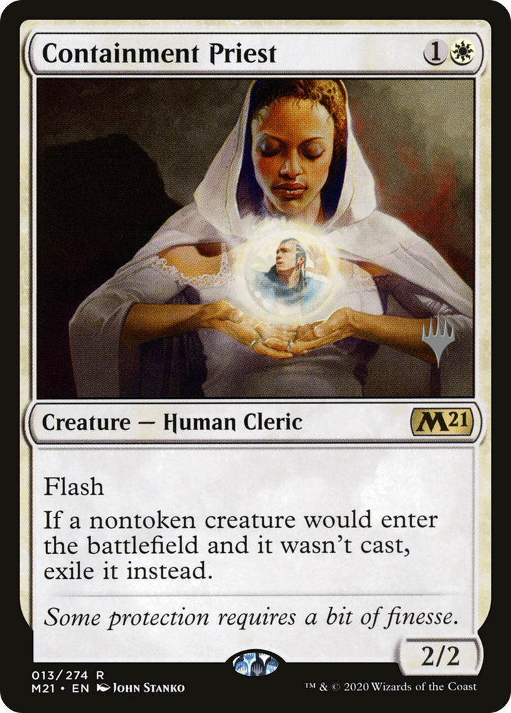 Containment Priest (Promo Pack) [Core Set 2021 Promos]-1