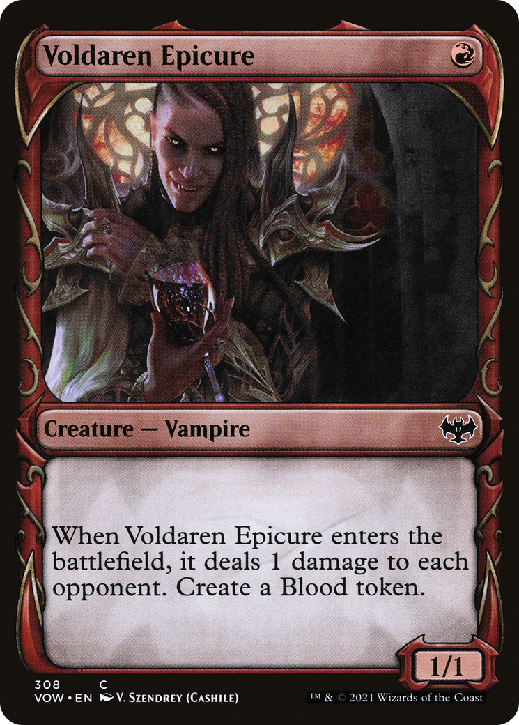 Voldaren Epicure (Showcase) (VOW-308) - Innistrad: Crimson Vow: (Showcase) Foil-1