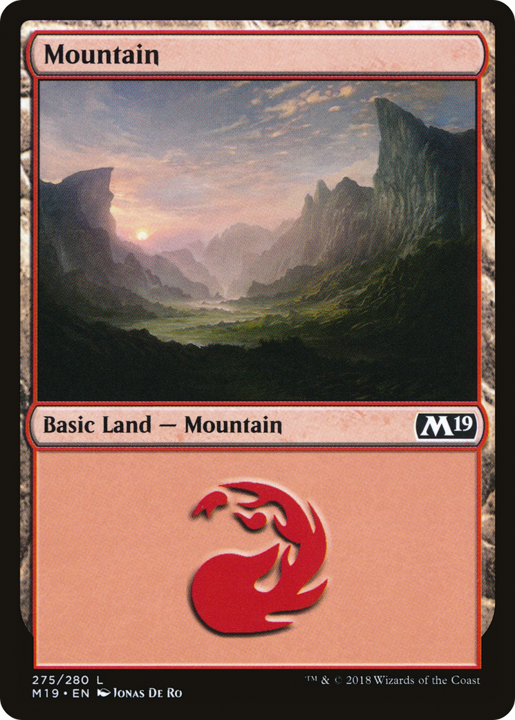 Mountain (275) [Core Set 2019]-1