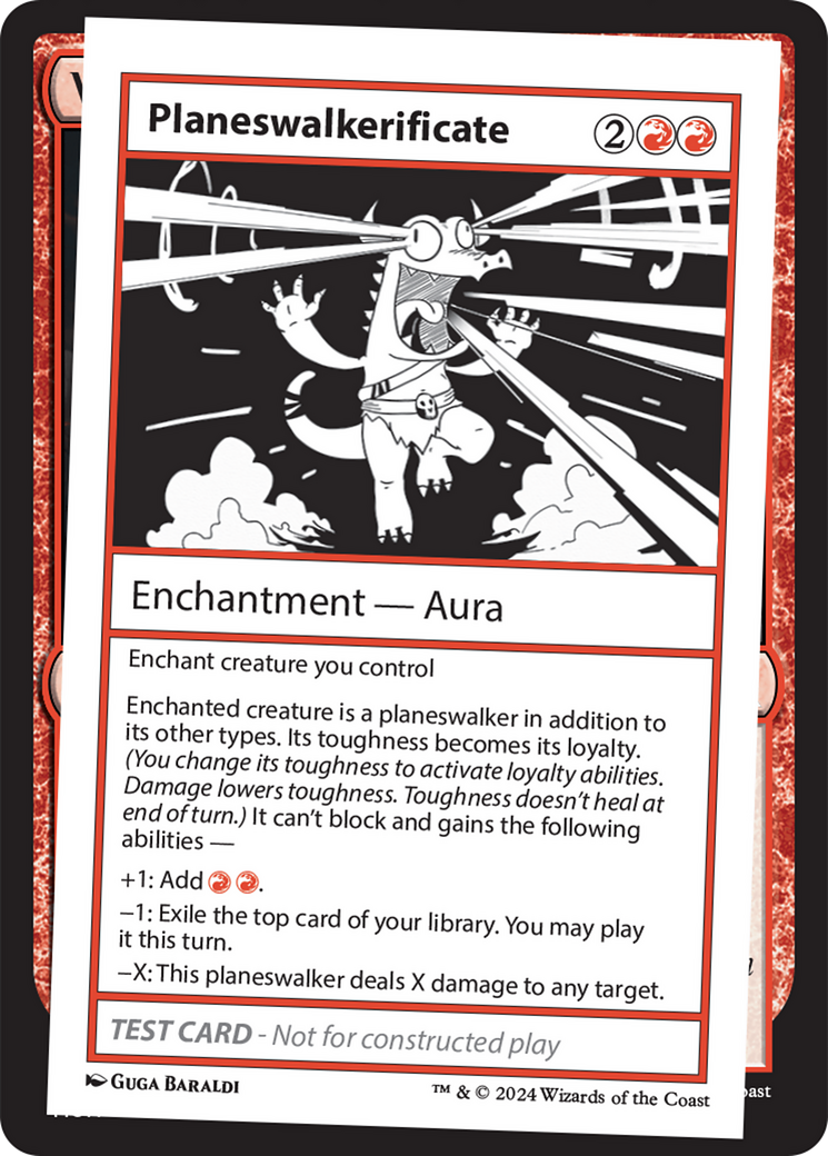 Planeswalkerificate [Mystery Booster 2 Playtest Cards]-1