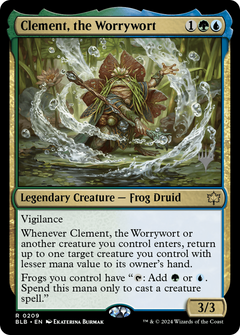 Clement, the Worrywort (Promo Pack) [Bloomburrow Promos]-1
