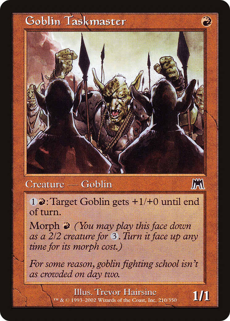 Goblin Taskmaster [Onslaught]-1