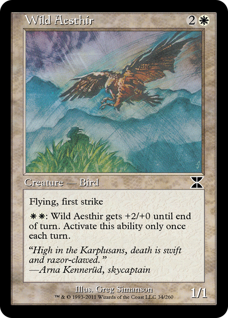 Wild Aesthir (ME4-034) - Masters Edition IV Foil-1