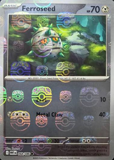 Ferroseed (068/086) (Master Ball Pattern) [Scarlet & Violet: White Flare]-1