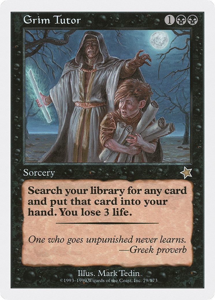Grim Tutor [Starter 1999]-1