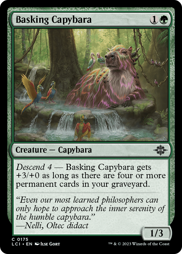 Basking Capybara [The Lost Caverns of Ixalan]-1