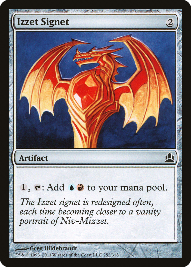 Izzet Signet [Commander 2011]-1