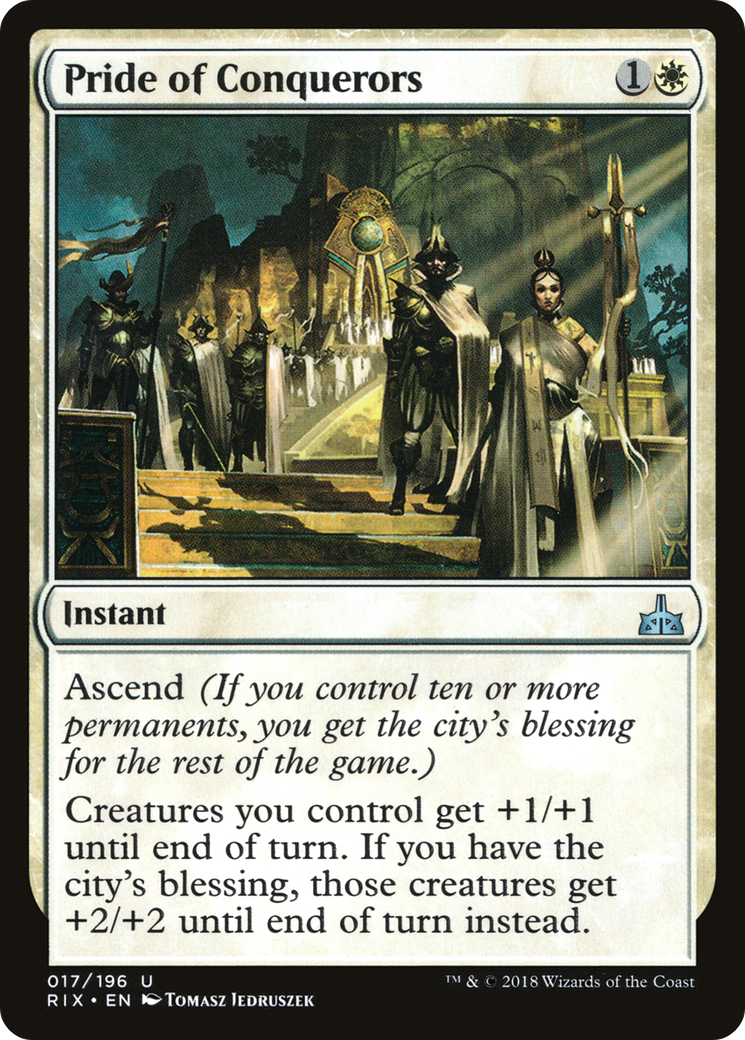 Pride of Conquerors [Rivals of Ixalan]-1