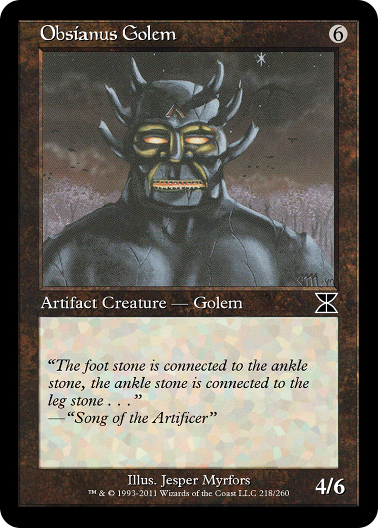 Obsianus Golem (ME4-218) - Masters Edition IV-1