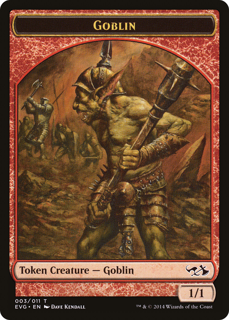 Goblin Token (Elves vs. Goblins) [Duel Decks Anthology Tokens]-1