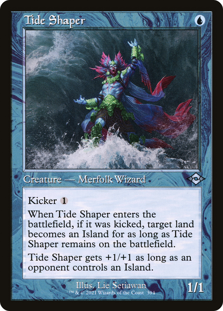 Tide Shaper (Retro Frame) (MH2-394) - Modern Horizons 2 Etched Foil-1