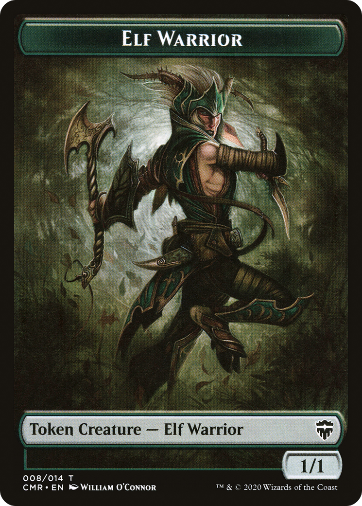 Elf Warrior Token [Commander Legends Tokens]-1