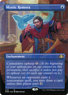 Mystic Remora (Borderless Alternate Art) [Dominaria Remastered]-1