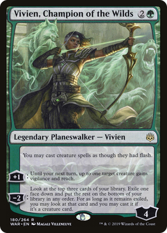 Vivien, Champion of the Wilds (WAR-180) - War of the Spark Foil-1