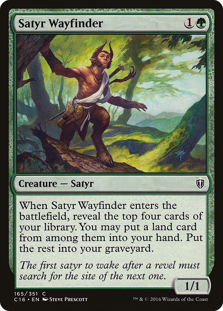 Satyr Wayfinder [Commander 2016]-1