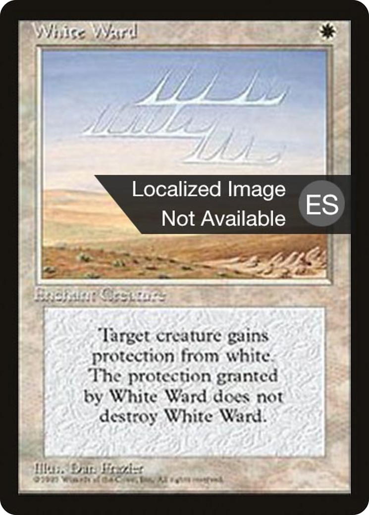 White Ward (4BB-) - Fourth Edition Foreign Black Border-1