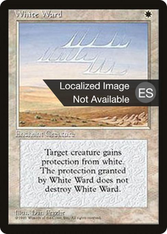 White Ward (4BB-) - Fourth Edition Foreign Black Border-1