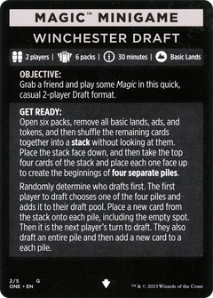 Winchester Draft // Winchester Draft (cont'd) (MONE-002) - Phyrexia: All Will Be One Minigames Foil-3