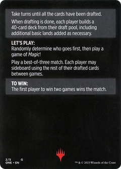 Winchester Draft // Winchester Draft (cont'd) (MONE-002) - Phyrexia: All Will Be One Minigames-2