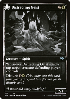 Distracting Geist // Clever Distraction [Innistrad: Double Feature]-3