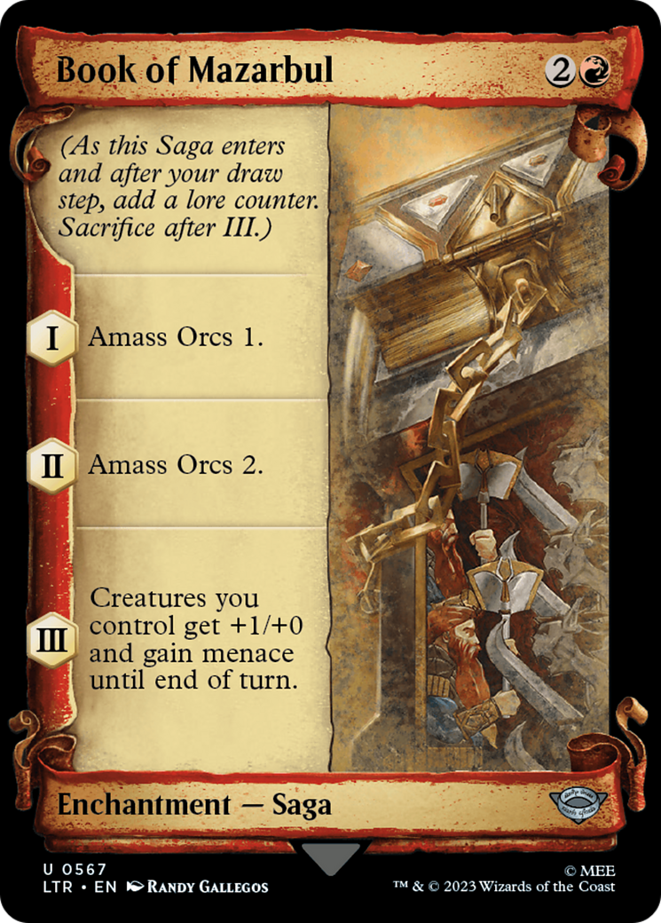 Book of Mazarbul [The Lord of the Rings: Tales of Middle-Earth Showcase Scrolls]-1