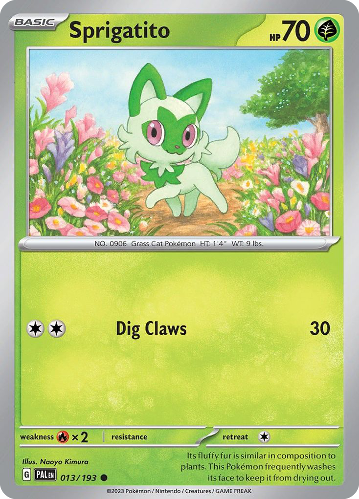 Sprigatito (013/193) (Theme Deck Exclusive) [Scarlet & Violet: Paldea Evolved]-1