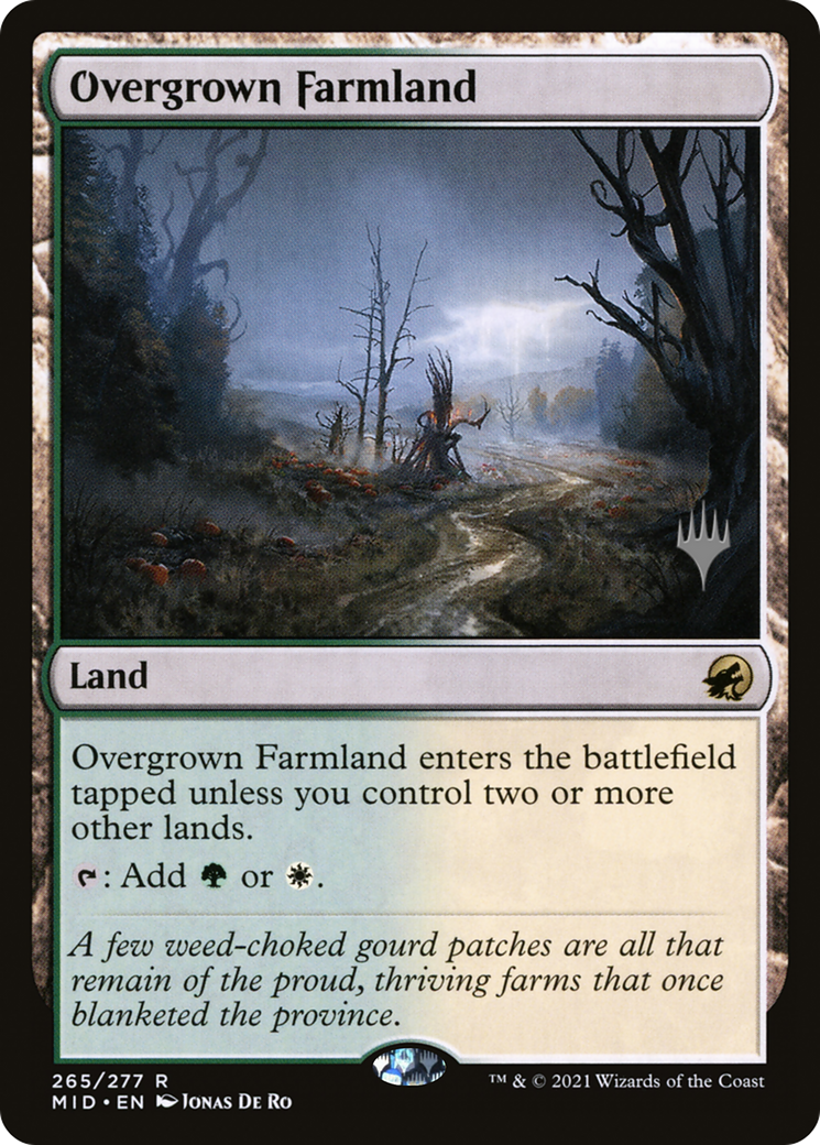 Overgrown Farmland (Promo Pack) [Innistrad: Midnight Hunt Promos]-1