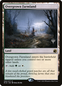 Overgrown Farmland (Promo Pack) [Innistrad: Midnight Hunt Promos]-1