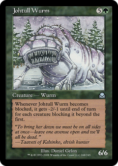 Johtull Wurm (ME2-168) - Masters Edition II Foil-1